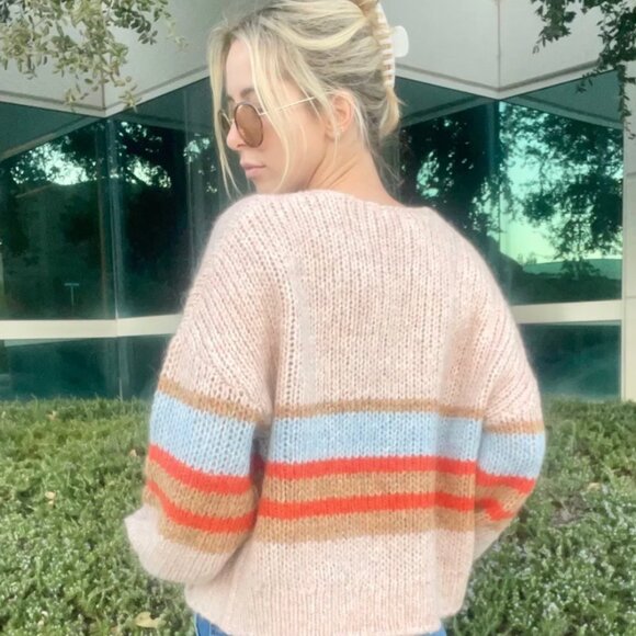 Chunky striped cardigan from 27 Miles Malibu - Picture 4 of 4